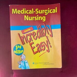 Made incredibly easy third edition, medical surgical nursing book